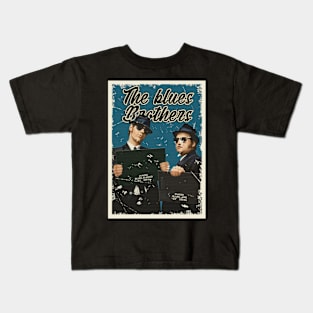 Vintage The Blues Brothers Kids T-Shirt